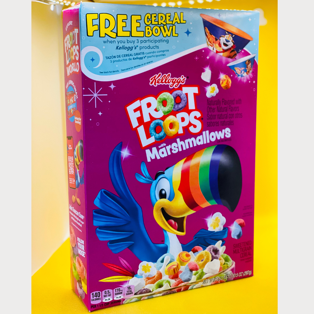 Kellogg's Froot Loops with Marshmallow, 297g