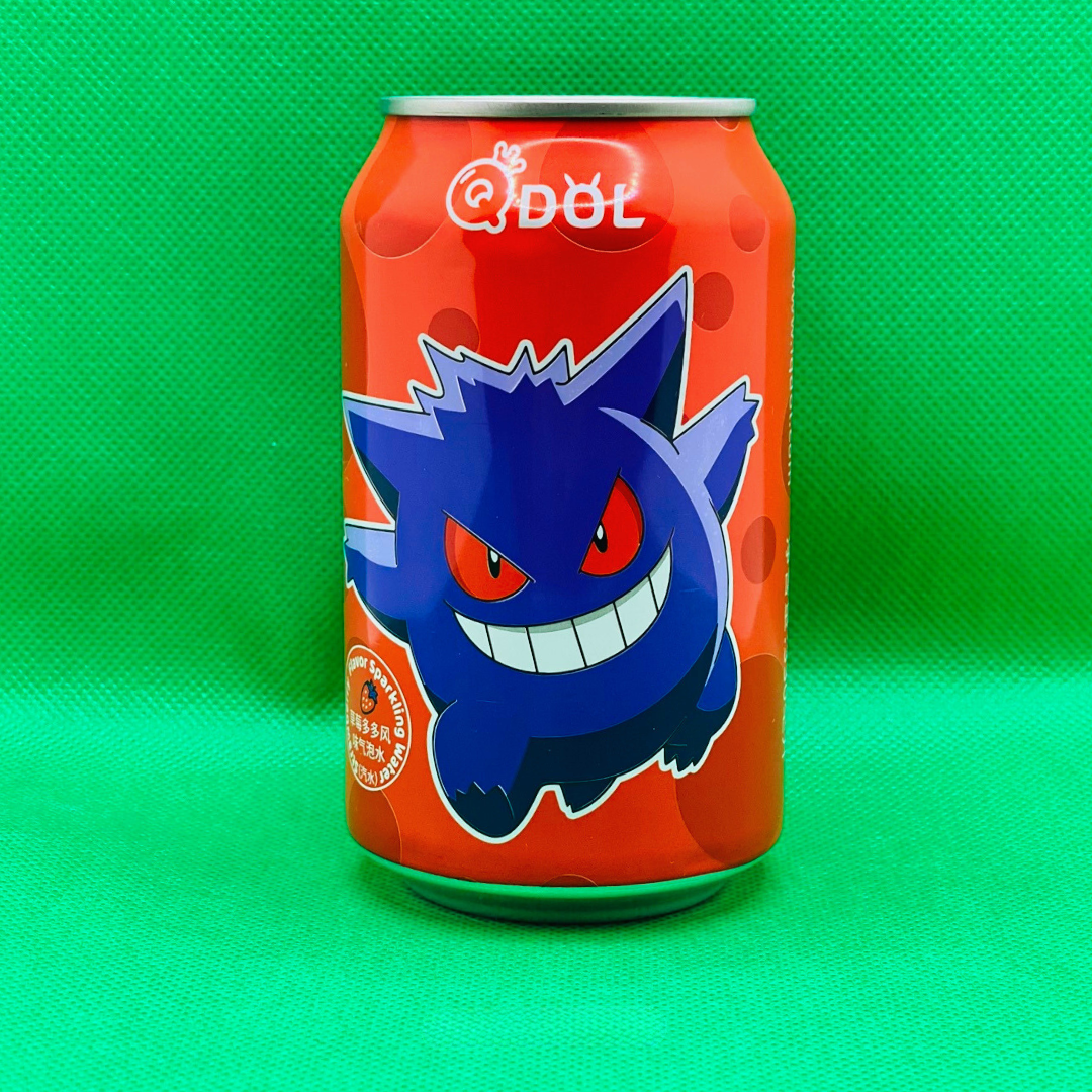 Pokemon Gengar Strawberry - Asia Pokemon Strawberry Soda, 330ml
