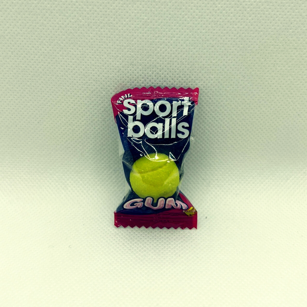 Fini Sport Balls Tennisball Bubble Gum Kaugummi mit flüssiger Füllung, 5g